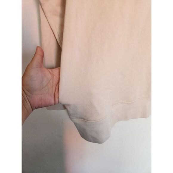 Athleta "Balance Cinche" Ivory/Cream Modal Turtleneck Sweatshirt size Small - Picture 10 of 10